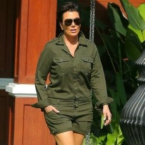 Joe's Jeans Military Shortall Romper Olive Green